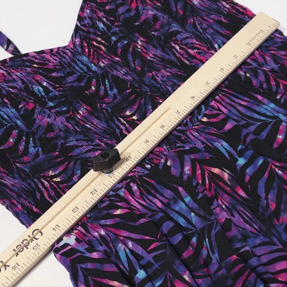 Torrid Purple Pink Floral Tropical Hawaiian Dress Women Size XL (Torrid Size 1) - Picture 8 of 8